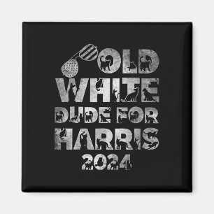 Imã White Dude For Harris Kamala Harris 2024 President