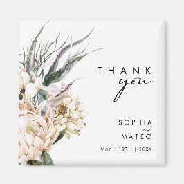 Imã White Floral | Fim De Casamento