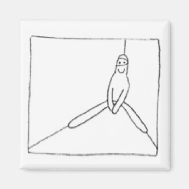 Imã White Ninja está em um canto (Frente)