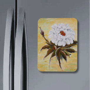 Ímã White Peony