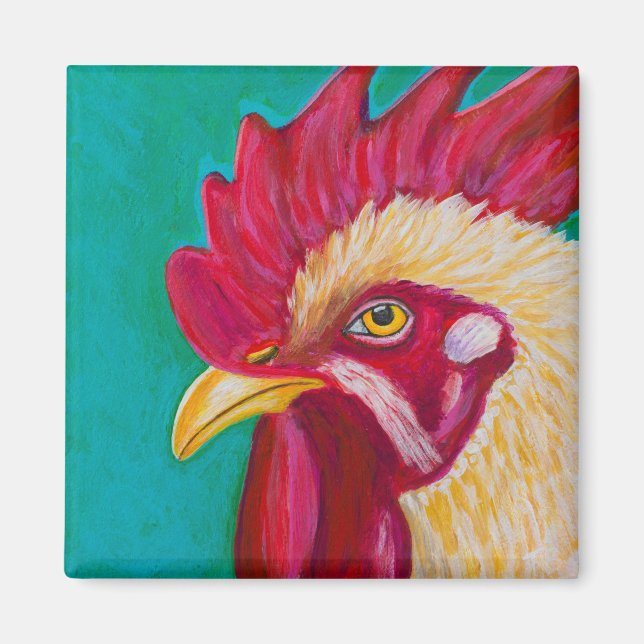 Imã White Rooster (Frente)