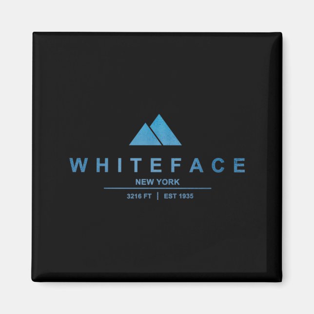 Imã Whiteface Ski Resort New York  (Frente)