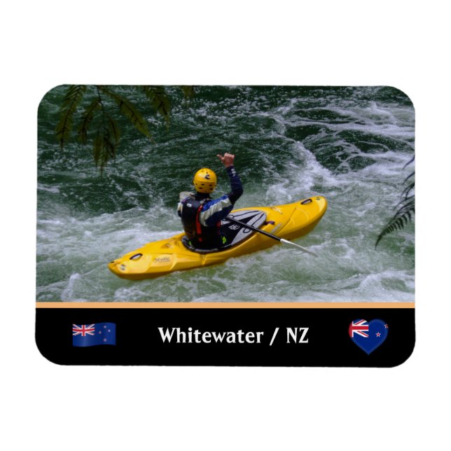 Ímã Whitewater, Rapids & River Adrenaline/Nova Zelândi (Horizontal)