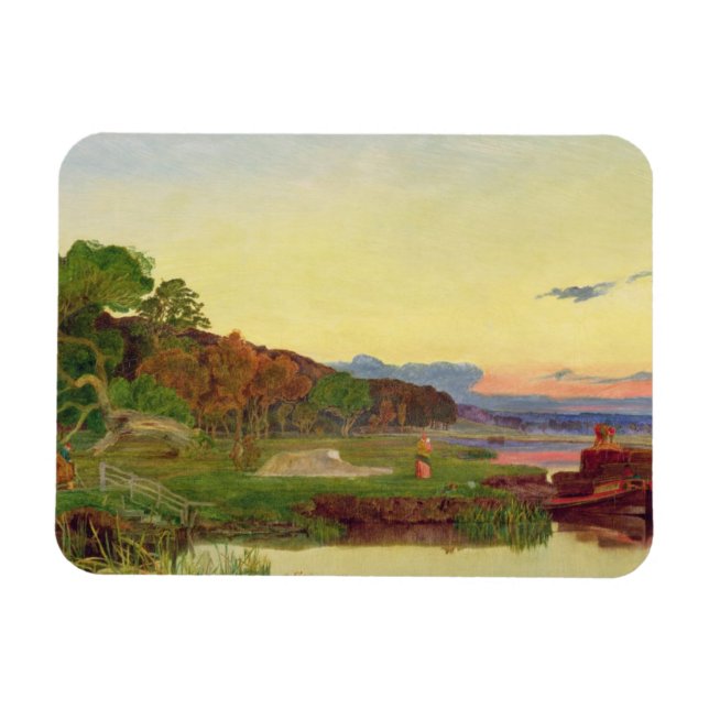 Ímã Whitlingham, Norfolk, 1860 (óleo na canvas) (Horizontal)