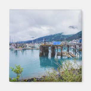 Imã Whittier Alaska Harbor