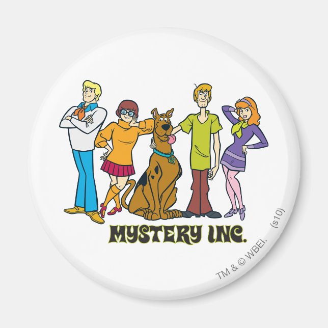 Imã Whole Gang 12 Mystery Inc (Frente)