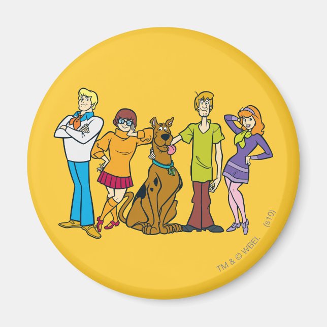 Imã Whole Gang 14 Mystery Inc (Frente)
