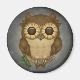 Imã Whoolio The Cute Owl Magnets