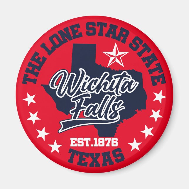 Imã Wichita Falls, Texas (Frente)