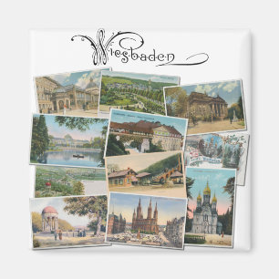 Imã Wiesbaden: Vintage Postcards Souvenir