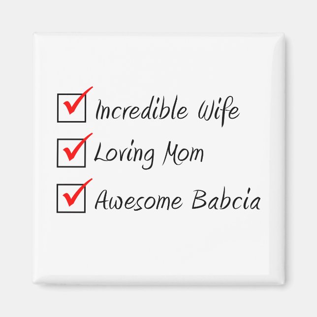 Imã Wife Mom Babcia Polish Woman (Frente)