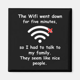 Imã Wifi Caiu Fale Com a Família Adolescente Engraçado