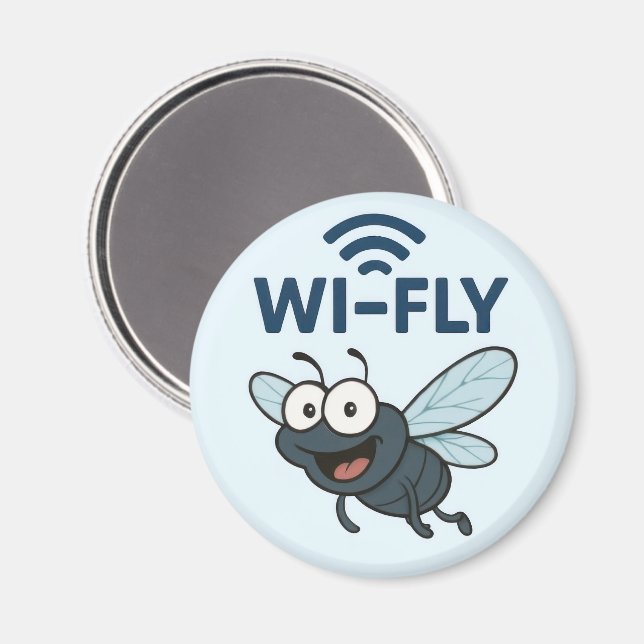 Imã Wifi Engraçado (Front/Back)