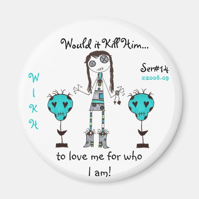 Imã WIKH Ser#14 EU NÃO ESTOU MUDANDO! (Frente)