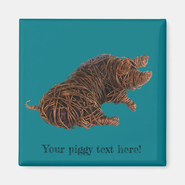 Imã Wilbur, um porco discernido. (Frente)