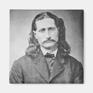 Imã Wild Bill Hickok Lawmen Old West Vintage Foto Mag