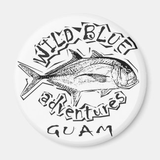 Imã wild blue adventures logo　マグネット