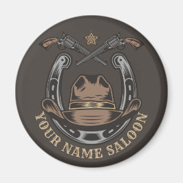 Imã Wild West Revolver Horsferes Western Cowboy Saloon