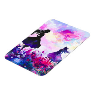 Ímã Wildflower Wonderland Watercolor