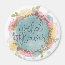 Imã Wildflower Wreath Floral