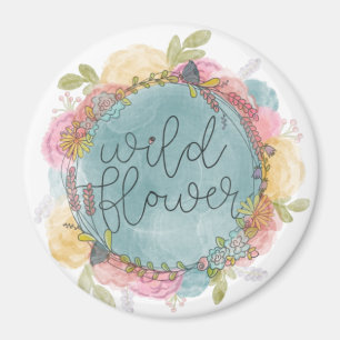 Imã Wildflower Wreath Floral