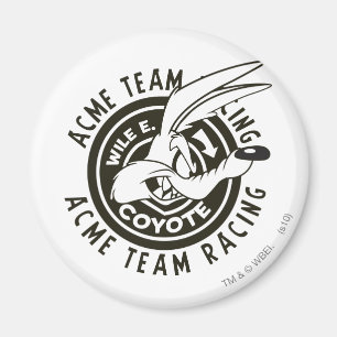 Imã Wile E. Equipe Coyote Acme Racing B/W