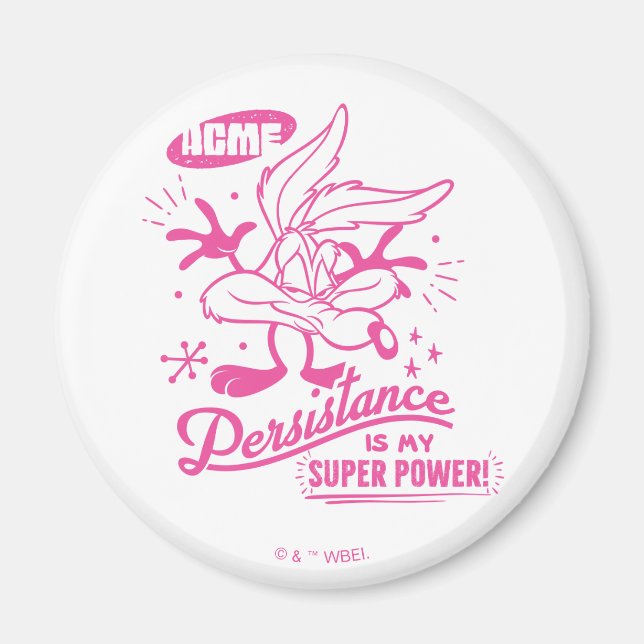 Imã WILE retrô desagradável E. COYOTE™ (Frente)