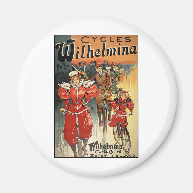 Imã Wilhelmina Cycle & Co. Ltd. Zeist-Holland (Frente)