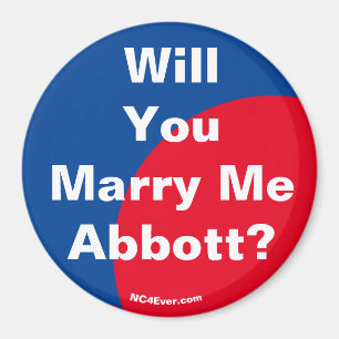 Imã Will You Marry Me Abbott? Magnet