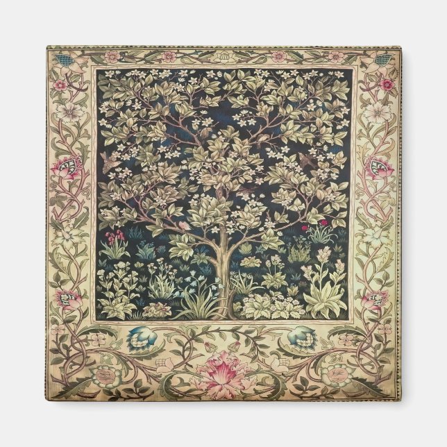 Imã Willam Morris belos designs e criações (Frente)