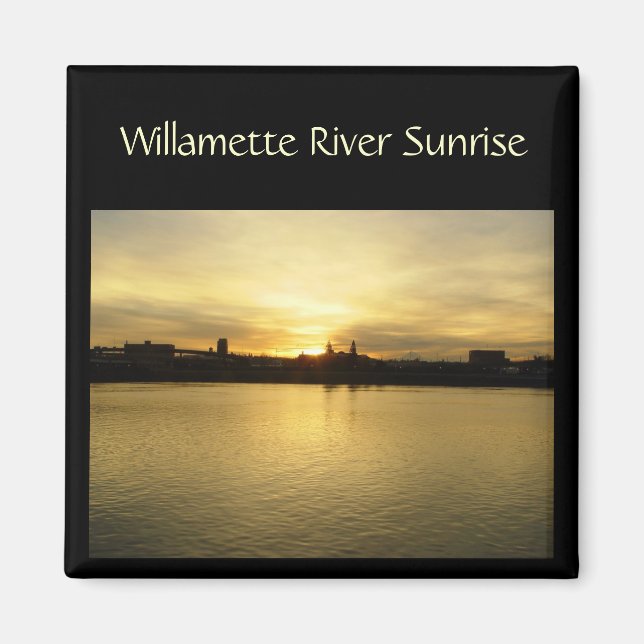 Imã Willametter River Sunrise (Frente)