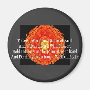 Imã William Blake "mundo em uma grão citações da