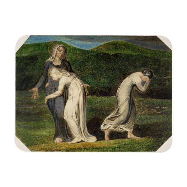 Ímã William Blake | Naomi entre Ruth e Orpah (Horizontal)