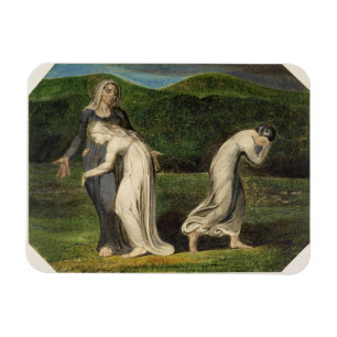Ímã William Blake Naomi que entreating Ruth e Orpah