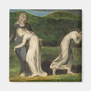 Imã William Blake Naomi que entreating Ruth e Orpah