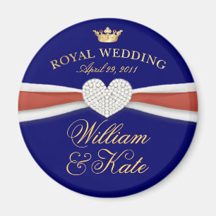 Imã William & Kate - presente comemorativo do