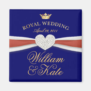Imã William & Kate - presente comemorativo do