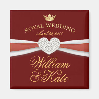 Imã William & Kate - Presente Comemorativo do Casament