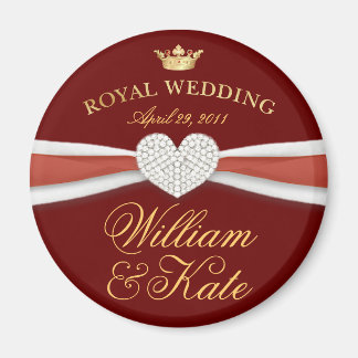 Imã William & Kate - Presente Comemorativo do Casament