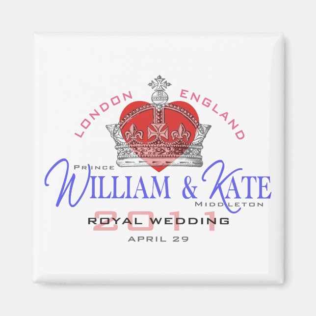 Imã William & Kate Royal Wedding (Frente)