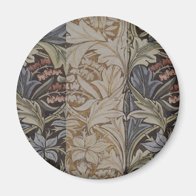 Imã William Morris Bluebell Botânico (Frente)