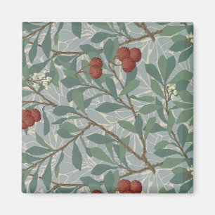 Imã William Morris Decorative Art Arbutus Pattern