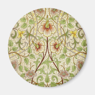 Imã William Morris Floral Trabalho de arte Vintage Wal