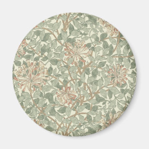 Imã William Morris Honeysuckle Green Floral