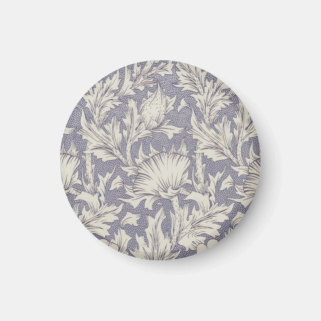 Imã William Morris Horn Poppy Classic Floral (Frente)