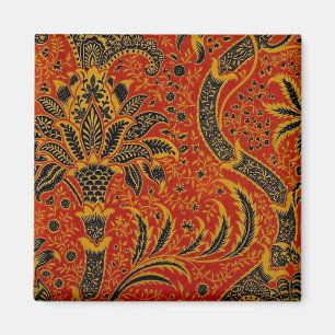 Imã William Morris India Red Floral