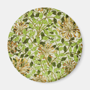 Imã William Morris Madressilva Flores Verdes