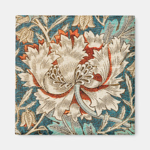 Imã William Morris - Padrão Floral Antiquado de Honeys