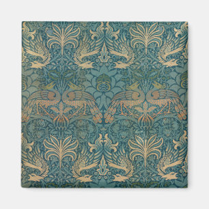 Imã William Morris Peacock e Dragon Textile Design