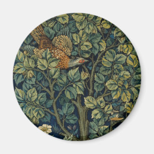 Imã William Morris Pheasant Bird Tree Woodland